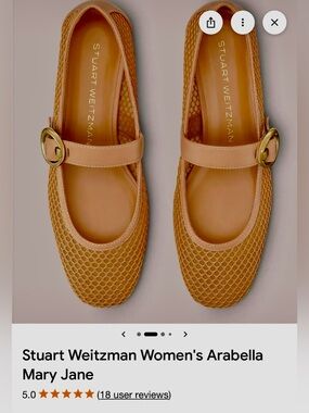 Stuart Weitzman Arabella MaryJane in Ginger color size 10